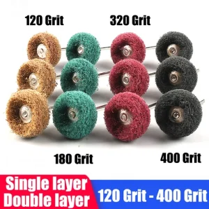 Buffer Pad Abrasive Polishing Wheel Grinding Head Shank Power Rotary Tool Ø 25mm